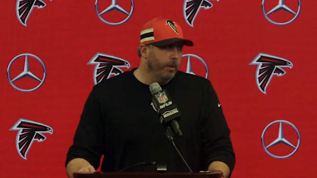 Arthur Smith on Oluokun's Interception and Maturing Defense